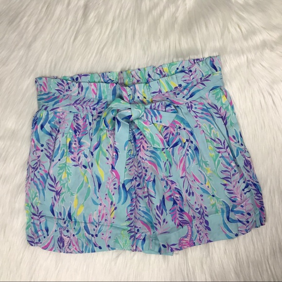 New Lilly Pulitzer Kaylene Swim Shady shorts - Picture 5 of 11